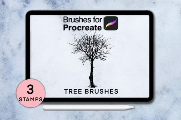 3 Tree Procreate Stamps: Session 4 Guide