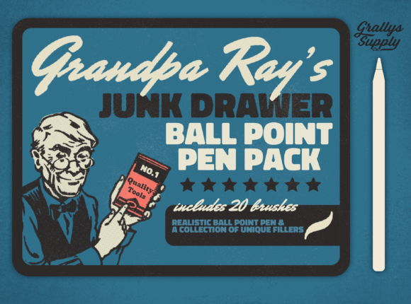 Ball Point Pen Pack for Procreate