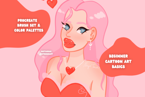 Cartoon Art Basic Procreate Brush Set