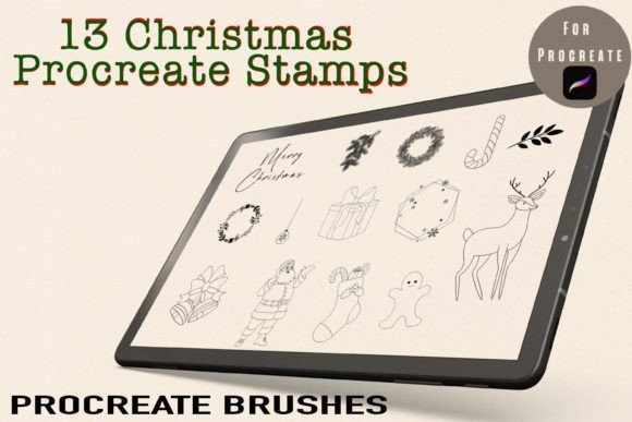 Enhancing Digital Holiday Design with Christmas Procreate Stamps