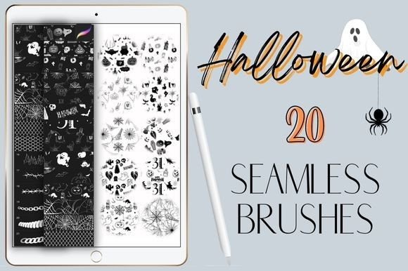 Evaluating Procreate Halloween Seamless Pattern Brushes for Digital Design