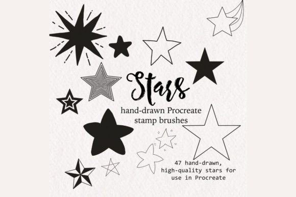 Integrating Procreate Star Brush Stamps into Your Digital Illustration Workflow