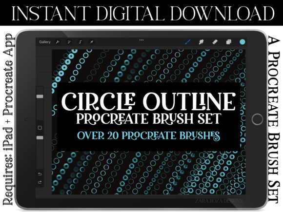 Integrating the Procreate Circle Outline Brush Set Pack into Your Digital Design Workflow