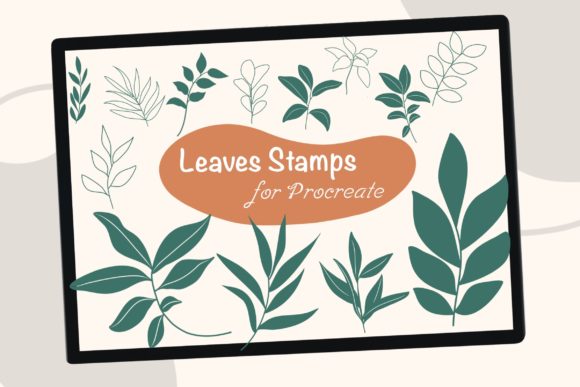 Mastering Digital Botany with Leaves Procreate Brush Stamps
