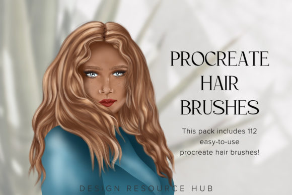 Mastering Digital Portraiture with a Specialized Procreate Hair Brush Set