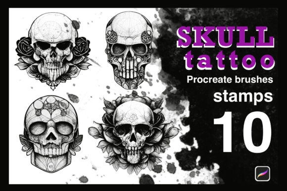 Mastering Procreate Skull Tattoo Stamps for Professional Digital Art