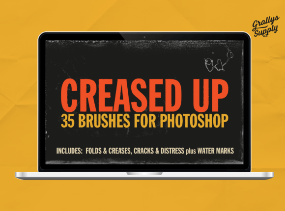 Mastering Texture and Depth with the Creased Up Brush Pack for Photoshop