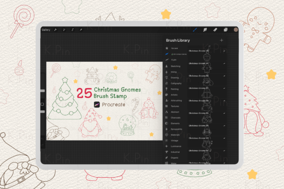 Procreate Brush Stamp Christmas Gnomes: A Practical Workflow for Holiday Design