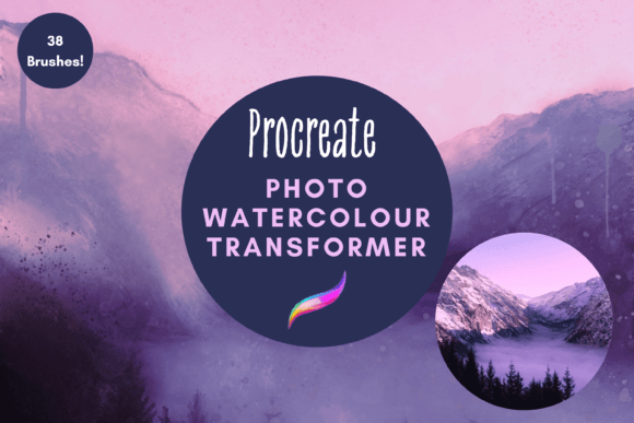 Transforming Photos into Art with the Photo Watercolour Transformer Procreate Brush Pack