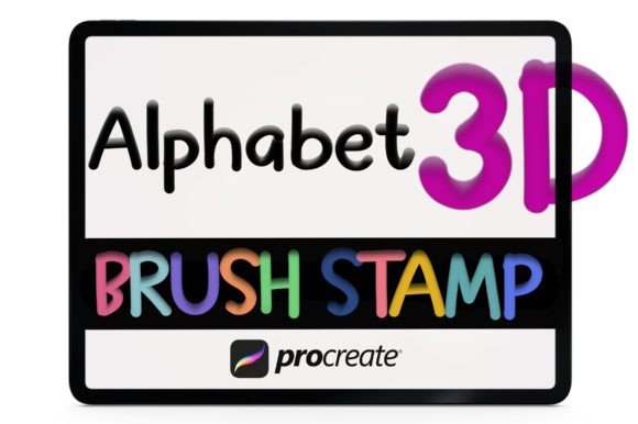 Unlocking Creative Potential with the Procreate Brush Stamp 3D Alphabet Pack