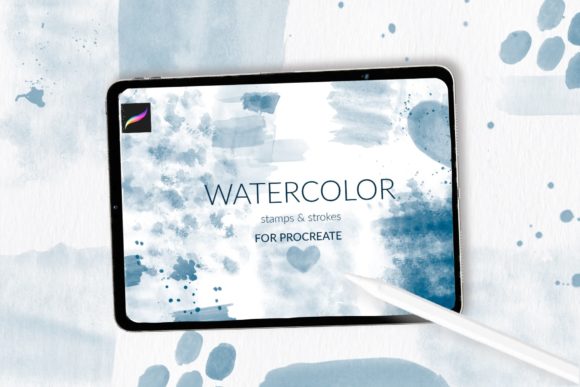 Watercolor Strokes for Procreate: Integrating Organic Textures into Professional Design Workflows